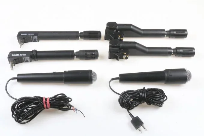 Bauer Konvolut diverse Mikrofone