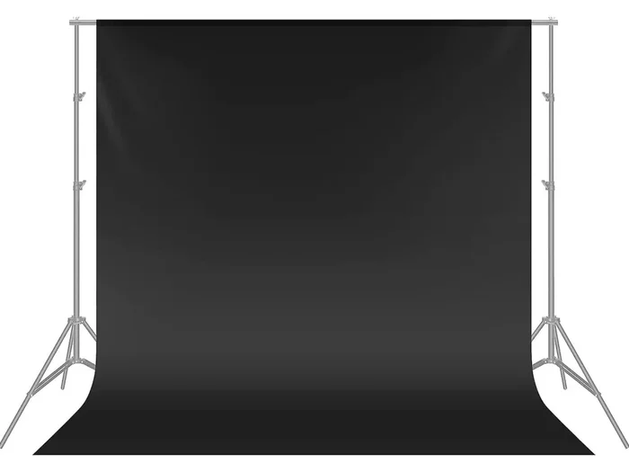 Dacron-Fotoleinwand 2x3m (schwarz)