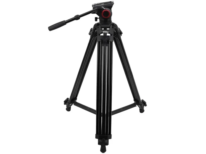Professionelles Aluminium-Videostativ FTX 120A mit Fluidkopf