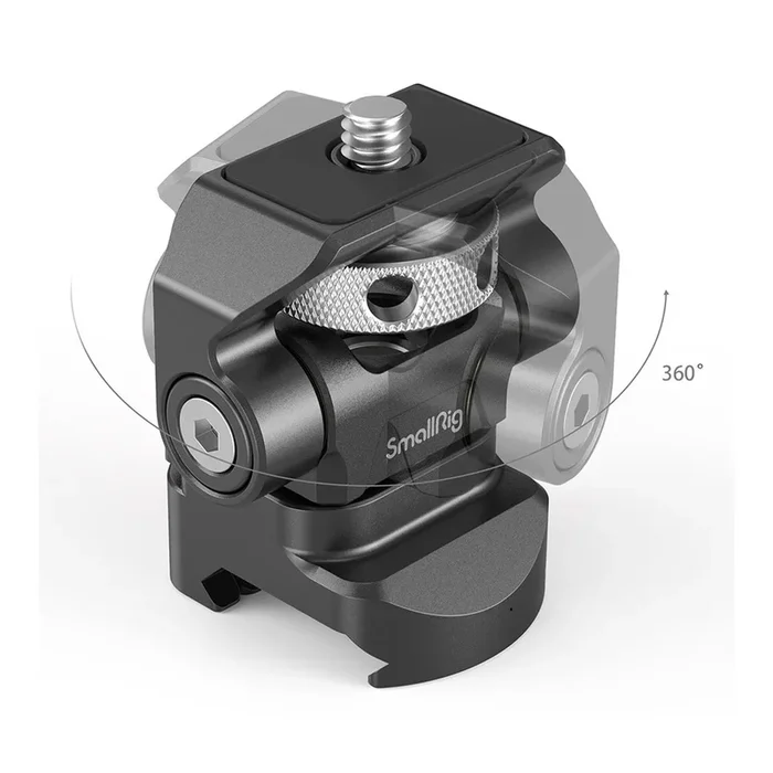SmallRig 2906 schwenk- und neigbare Monitorhalterung mit NATO-Klemmhalterung