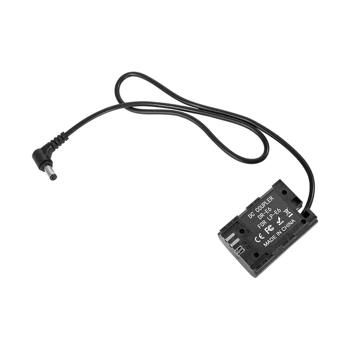 SmallRig 2919 DC5521 auf LP-E6 Dummy Battery Ladekabel