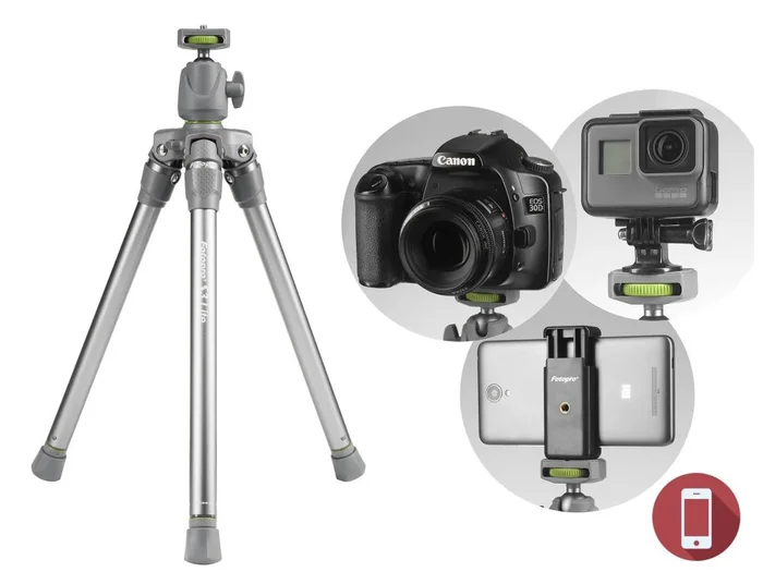 Stativ Fotopro S3 Lite – grün-grau